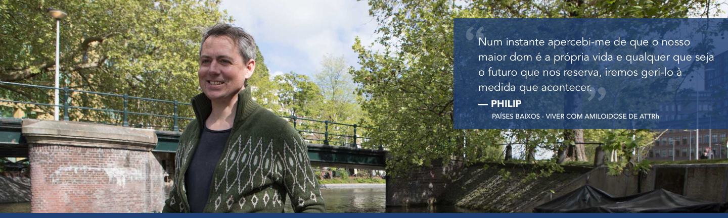 Citação Sobre a Aceitação Após um Diagnóstico de Amiloidose hATTR